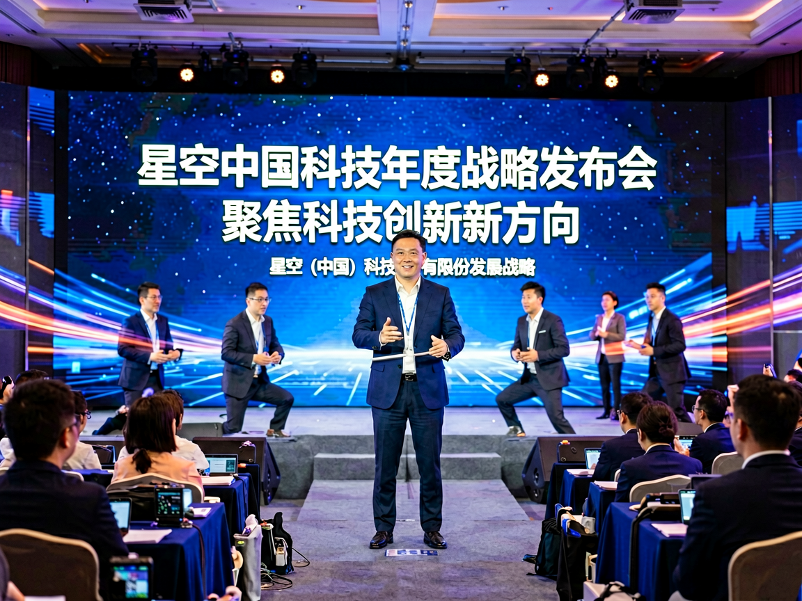 星空中国科技年度战略发布会现场