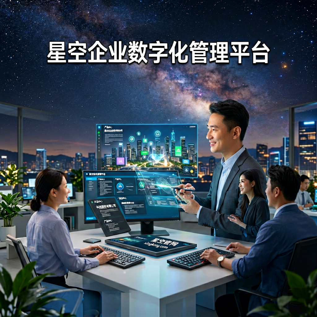 星空企业数字化管理平台界面展示